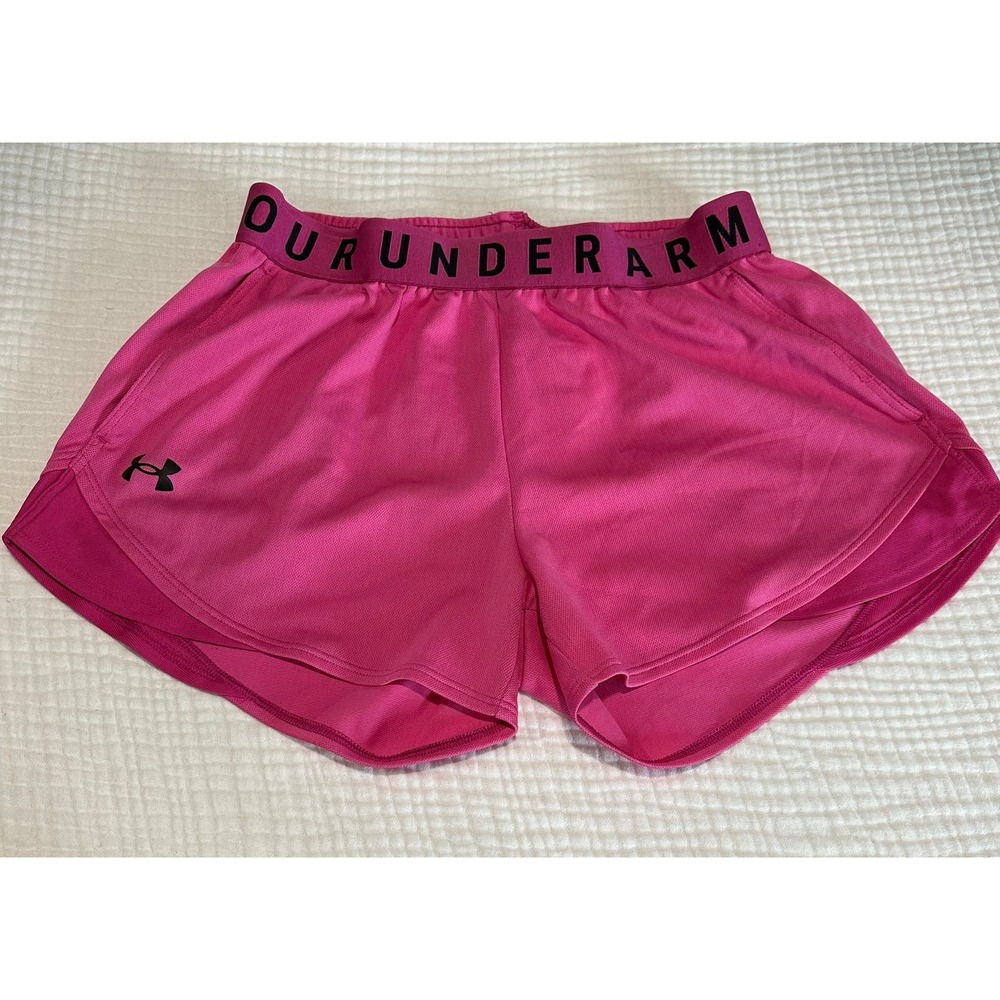 Under Armour Women's Running Athletic Shorts Hot Pink XS‎ Extra Small